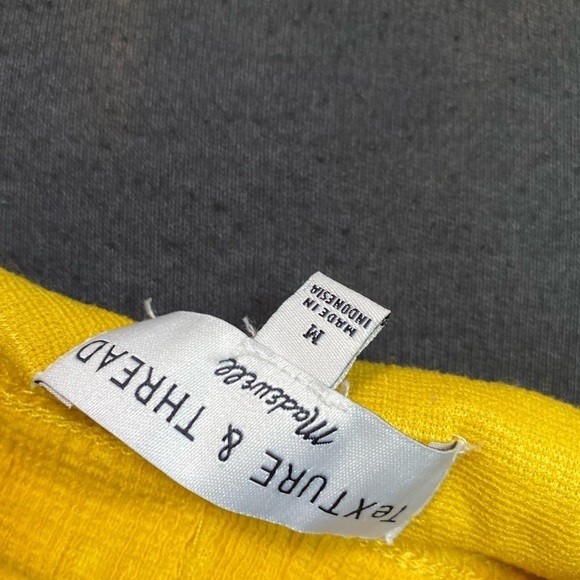 Madewell  Texture & threads Tank Top Yellow Size Medium - Picture 3 of 6